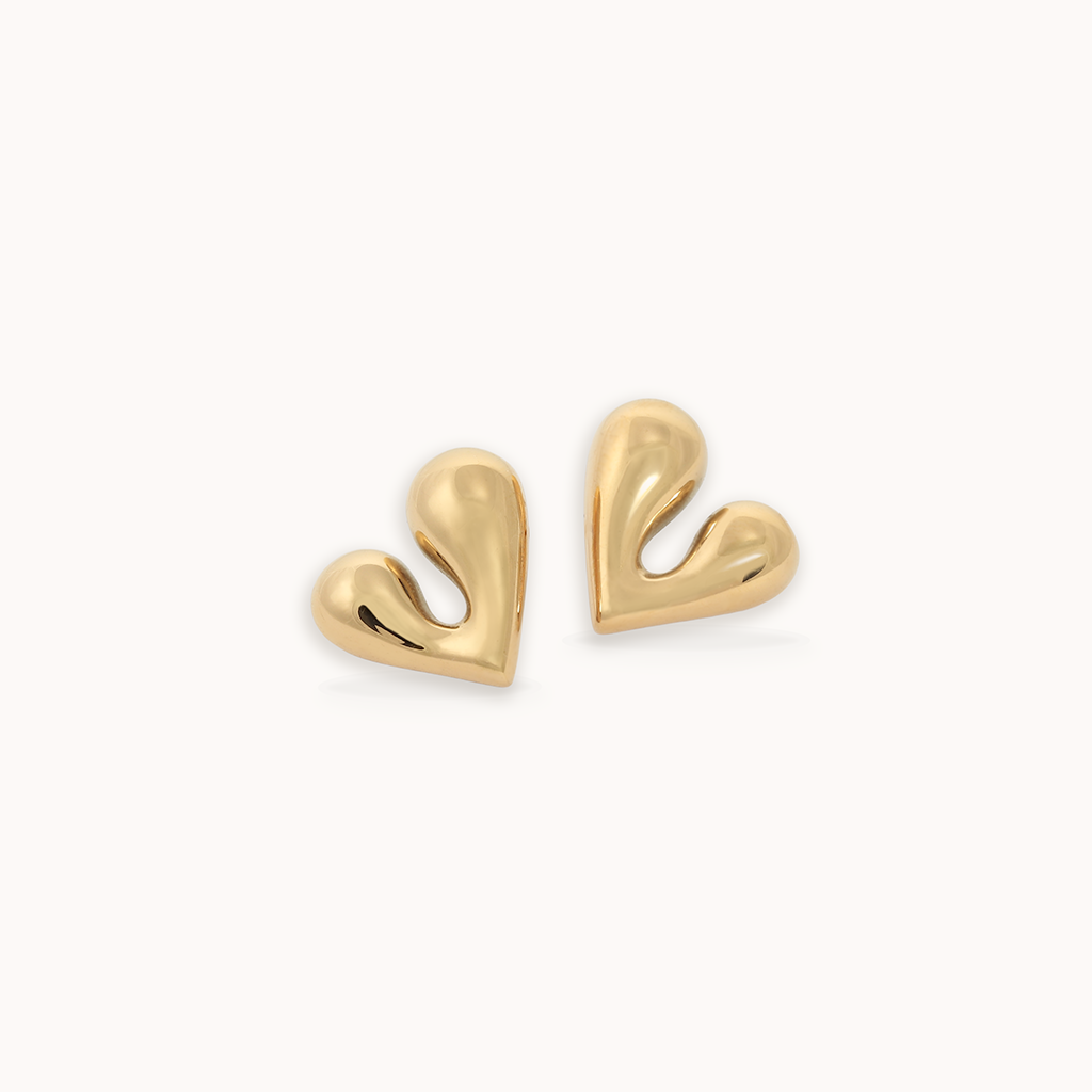 Puffy Heart Earrings